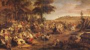 Peter Paul Rubens La Kermesse ou Noce de village Spain oil painting artist